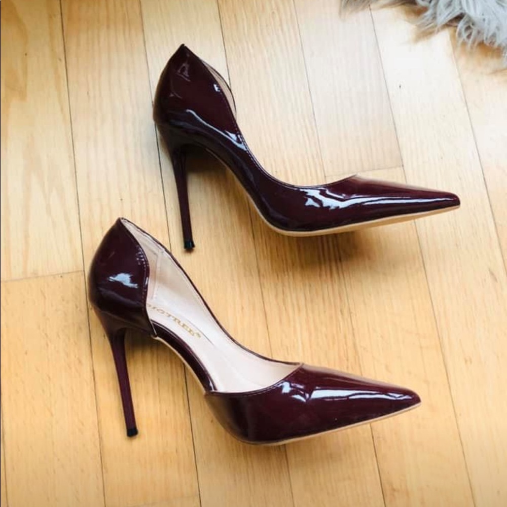SOLD❣️BRAND NEW! Burgundy Heels 👠